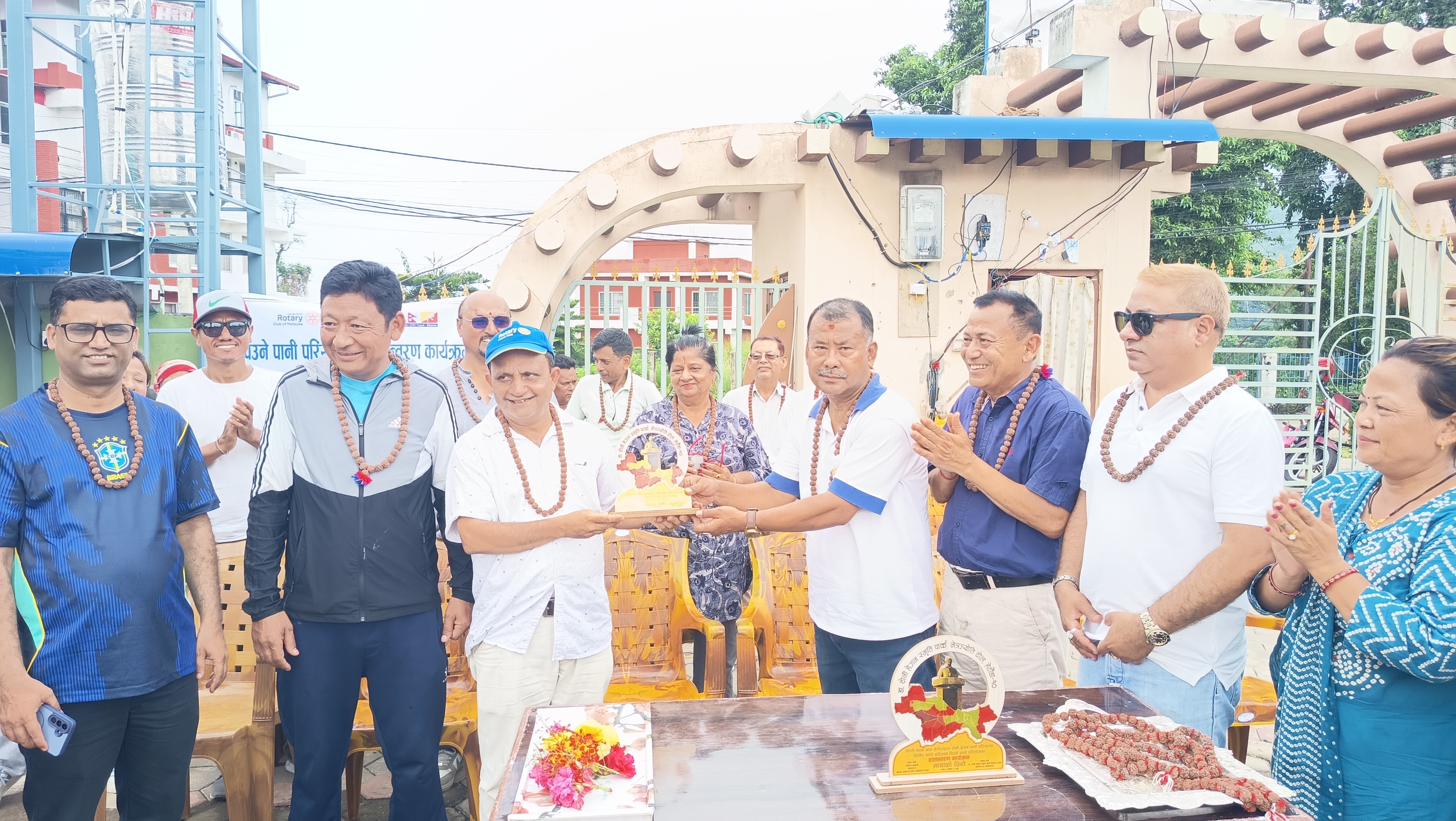 Construction of a clean drinking water structure with RO at Dr. Tony Hagen Park