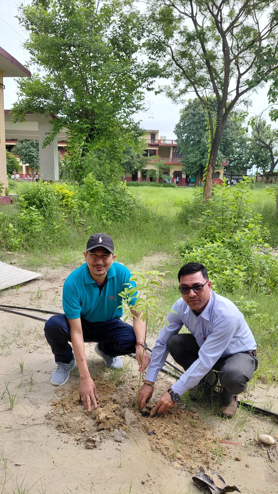 Green Campaign At Bageshwari Bahumukhi Campus, Artificial Limb Support to Female Student